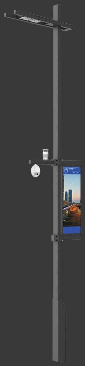 Axis smart pole, elevate urban aesthetics